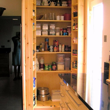 Contemporary Maple Larder cupboard