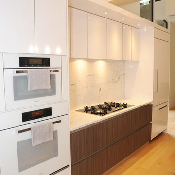 Contemporary Marble Kitchen