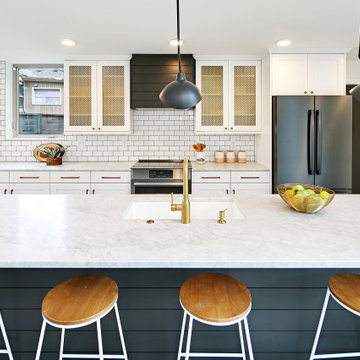 Contemporary New Build Home with Black & White Decor
