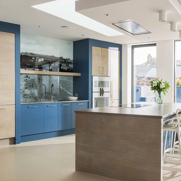 Contemporary Oak Stained Kitchen