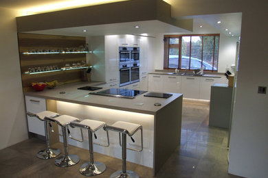 Contemporary Open Plan Kitchen Taunton Somerset