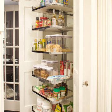 Contemporary Pantry Shelves