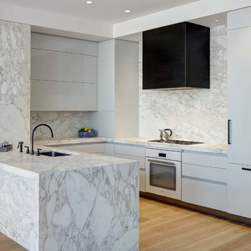 Contemporary soho white kitchen