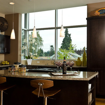 Contemporary Townhome -- Kitchen
