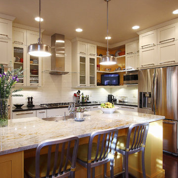 Contemporary Townhouse Kitchen