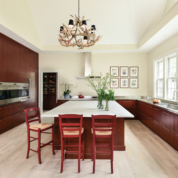 Contemporary Traditional South Shore Kitchen