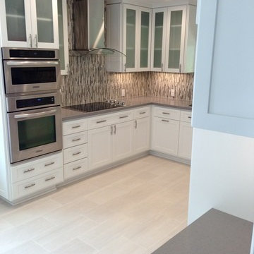 Contemporary U shaped Kitchen Remodel