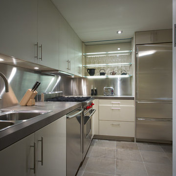 Contemporary Upper East Side Home Kitchen - Renovation & Interior Design