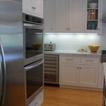 Contemporary White Shaker - Granite Bay