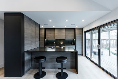Inspiration for a contemporary kitchen remodel in Toronto
