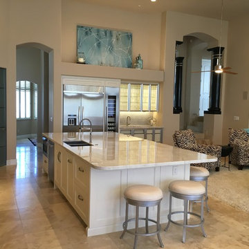Conway Contemporary Kitchen & Living Space