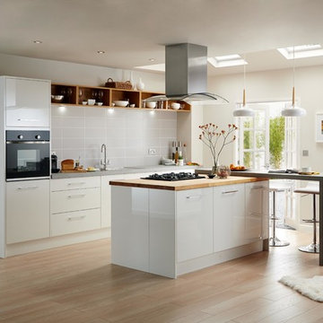 Cooke & Lewis Rafello High Gloss White
