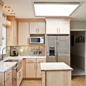 Cool and Bright Kitchen