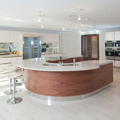 Trendy kitchen photo in Sussex