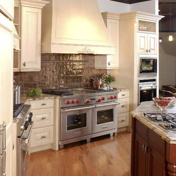 Copper and Stainless Kitchen