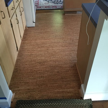 Cork flooring for the kitchen.