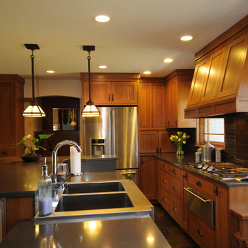 Cornerstone Architectural Concepts - Natural Wood Kitchens