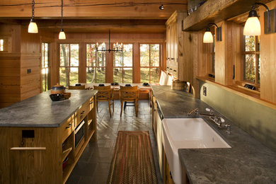 Elegant kitchen photo in Minneapolis