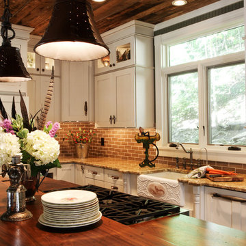 Country Cottage Renovation Reclaimed Wood Ceilings St. Louis, MO