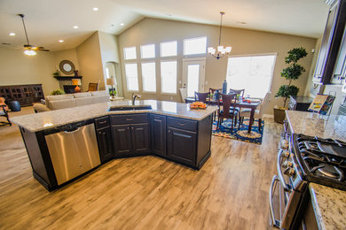 Elegant kitchen photo in Salt Lake City