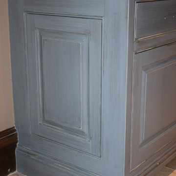 Country French Style Kitchen - Cabinets