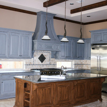 Country French Style Kitchen - Cabinets