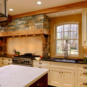 Country Inspired Rustic Kitchen