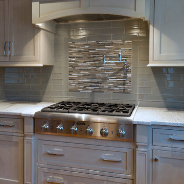Country Kitchen - Grey Cabinets