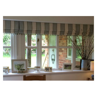 Country Kitchen Roman Blinds - Country - Kitchen - Oxfordshire - by ...