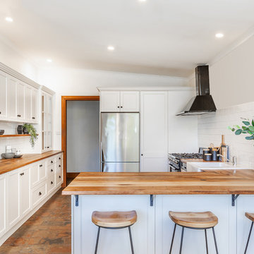 Country Shaker-Inspired Kitchen Facelift - Adelaide Hills