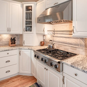 Country White Kitchen in Bethel