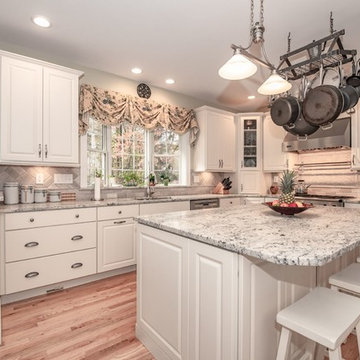 Country White Kitchen in Bethel