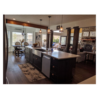 Couple gives new home a rustic country IKEA kitchen - Rustic - Kitchen - Other - by INSPIRED ...