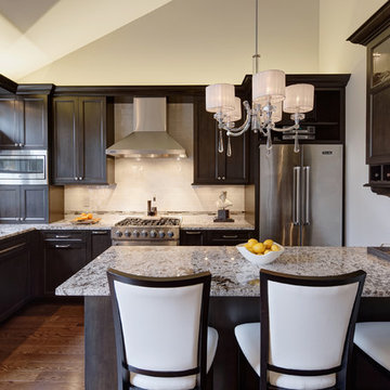 Cozy Conversational Kitchen Remodel - St. Charles, IL