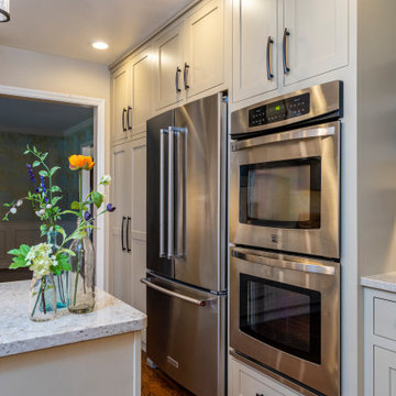 Cozy Khaki Kitchen