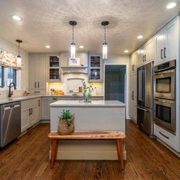 Cozy Khaki Kitchen