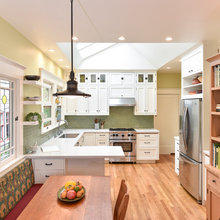 Kitchen of the Week:  A Craftsman Bungalow's Kitchen Opens Up