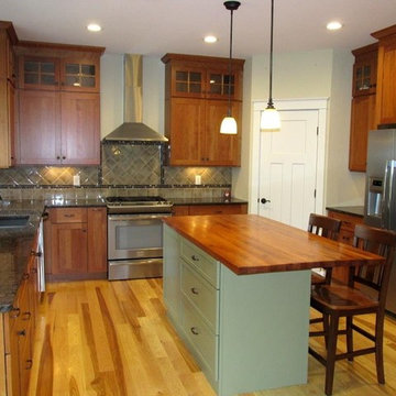 Craftsman Kitchen in Guilderland using Shiloh Cabinets....