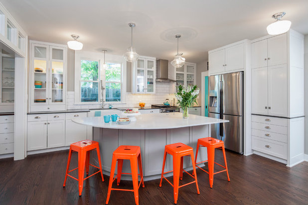 Transitional Kitchen by CG&S Design-Build