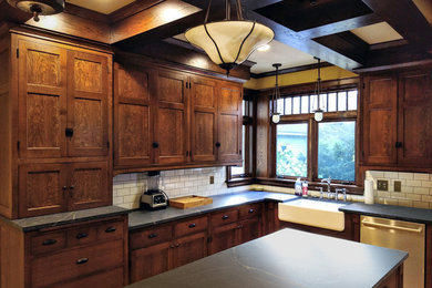 Inspiration for a craftsman kitchen remodel in Other