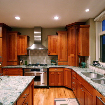 Craftsman Style Kitchen, custom cabinetry