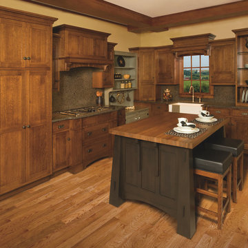 Craftsman-style White Oak Kitchen