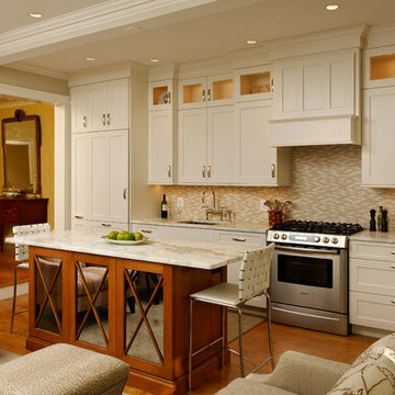 Cream Single-Wall Kitchen