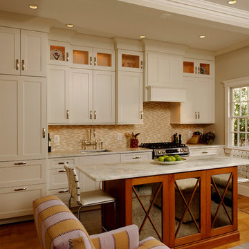 Cream Single-Wall Kitchen