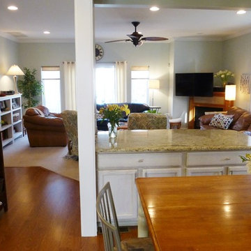 Create Open Floorplan by removing a load-bearing wall