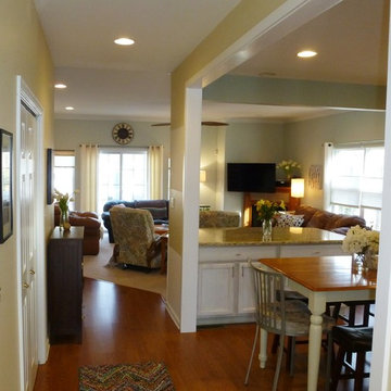 Create Open Floorplan by removing a load-bearing wall