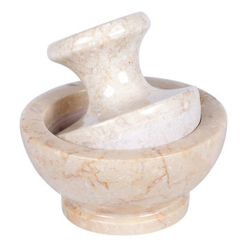 Creative Home Natural Champagne Marble Spice Grinder