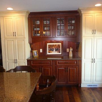 Creme colored cabinets