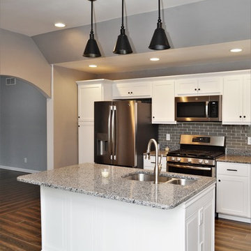 Crown Point, IN. BaileyTown USA. White Maple Kitchen and Multiple Bathrooms