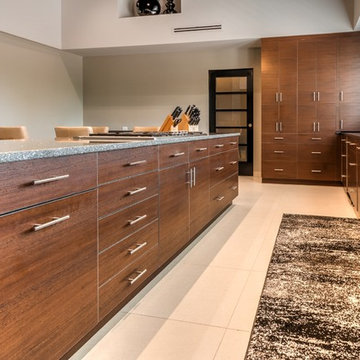 Crystal Cabinets Contemporary Kitchen